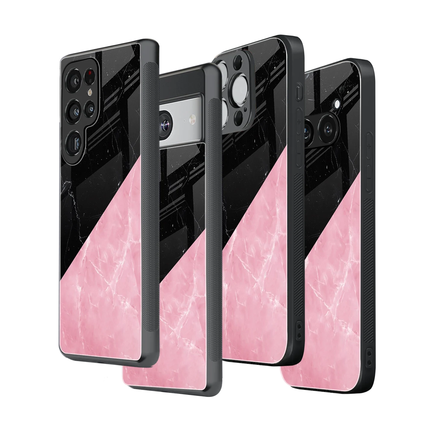 Stylish Glass Back Case for All Smartphones iPhone, Samsung, OnePlus, Pixel, Redmi, Oppo, Vivo, Motorola