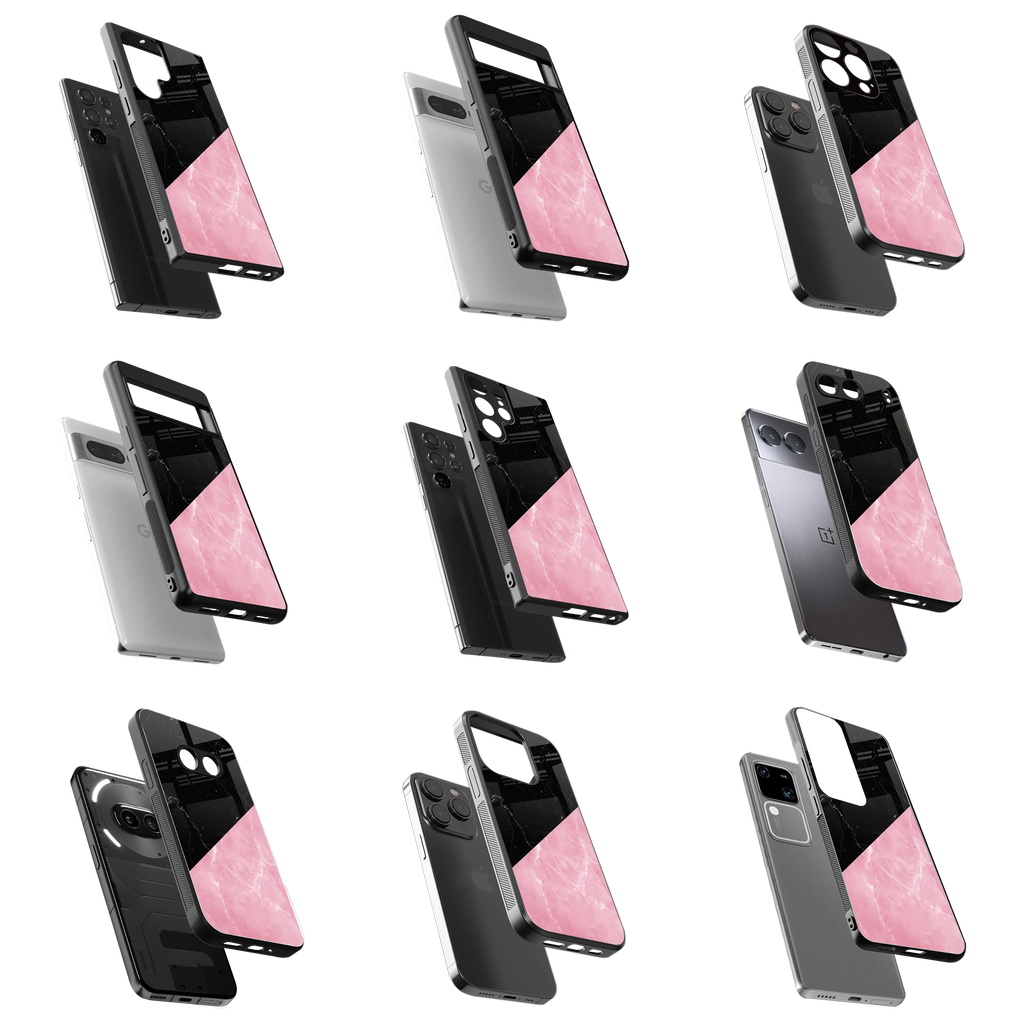 Durable Glass Back Mobile Case for iPhone, Samsung, OnePlus, Google Pixel, Redmi, Vivo, Oppo