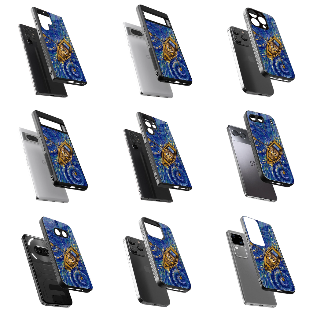 Durable Glass Back Mobile Case for iPhone, Samsung, OnePlus, Google Pixel, Redmi, Vivo, Oppo