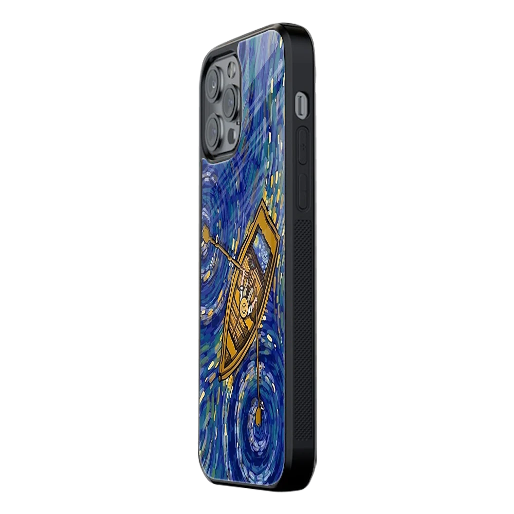 Slim Glass Back Phone Case for Multiple Brands iPhone, Samsung, Redmi, OnePlus, Oppo, Vivo