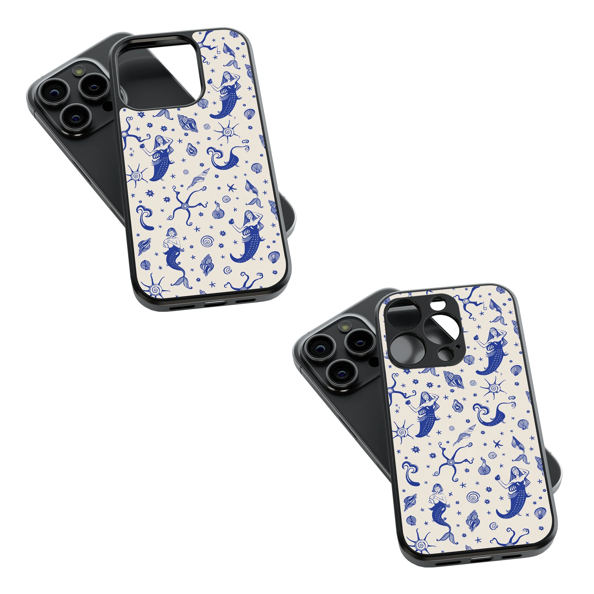 Trendy Glass Back Mobile Case for iPhone, Samsung, Redmi, OnePlus, Google Pixel, Motorola