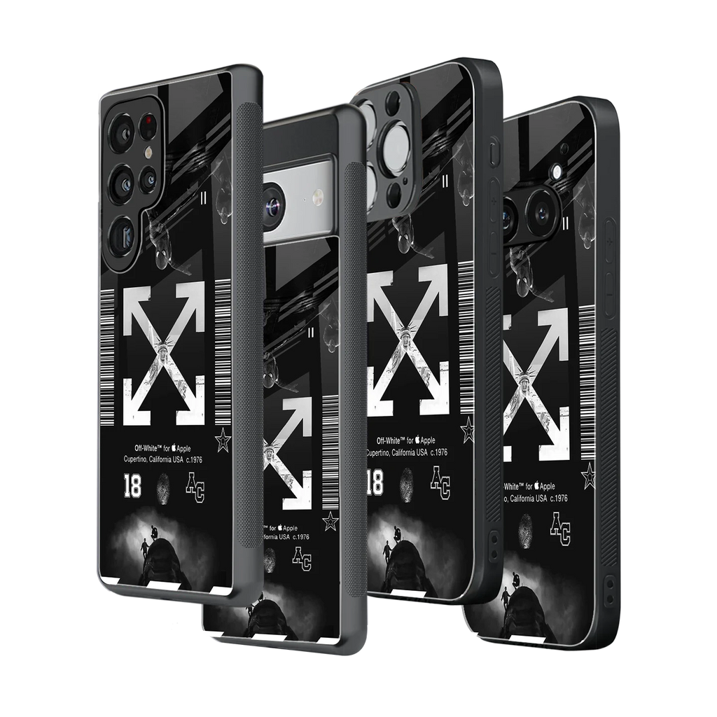 Stylish Glass Back Case for All Smartphones iPhone, Samsung, OnePlus, Pixel, Redmi, Oppo, Vivo, Motorola