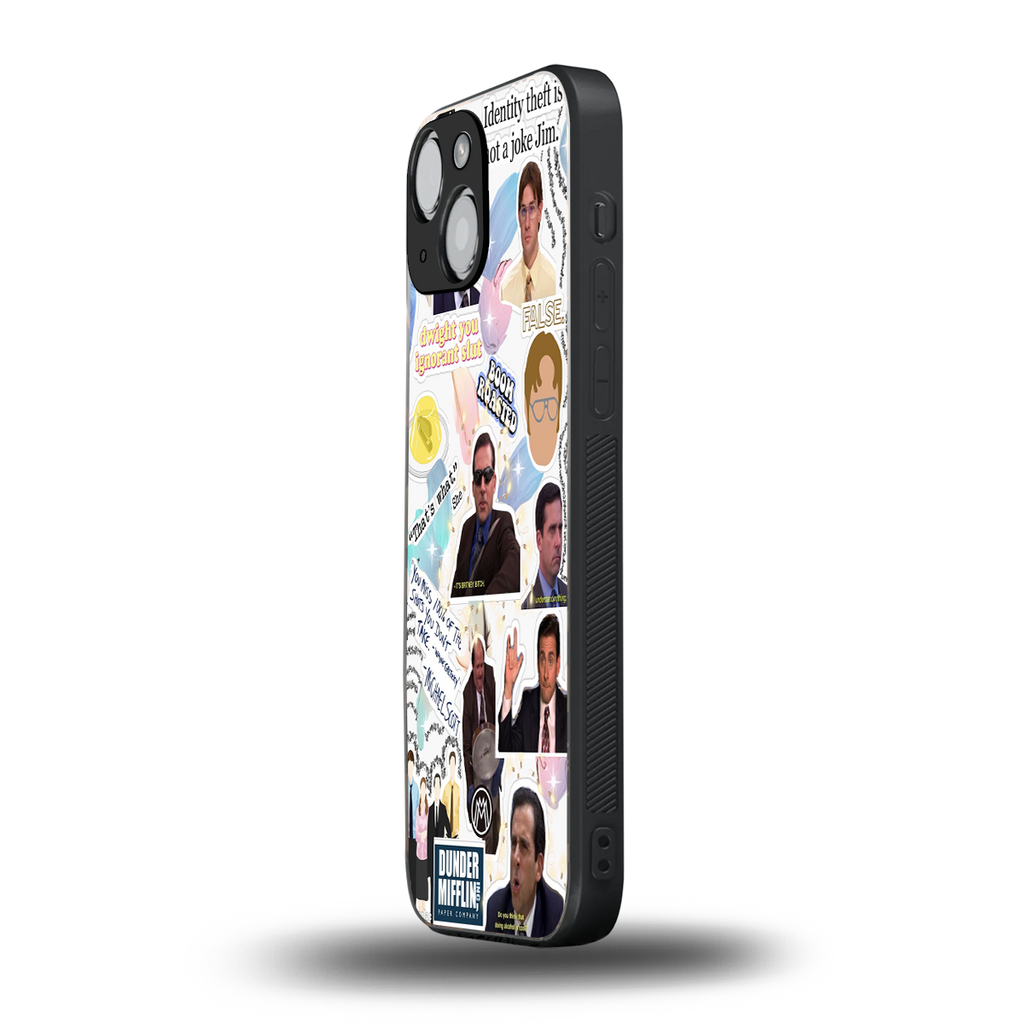 office mix back phone cover | glass case for iphone 13 mini