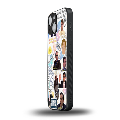 office mix back phone cover | glass case for iphone 13 mini