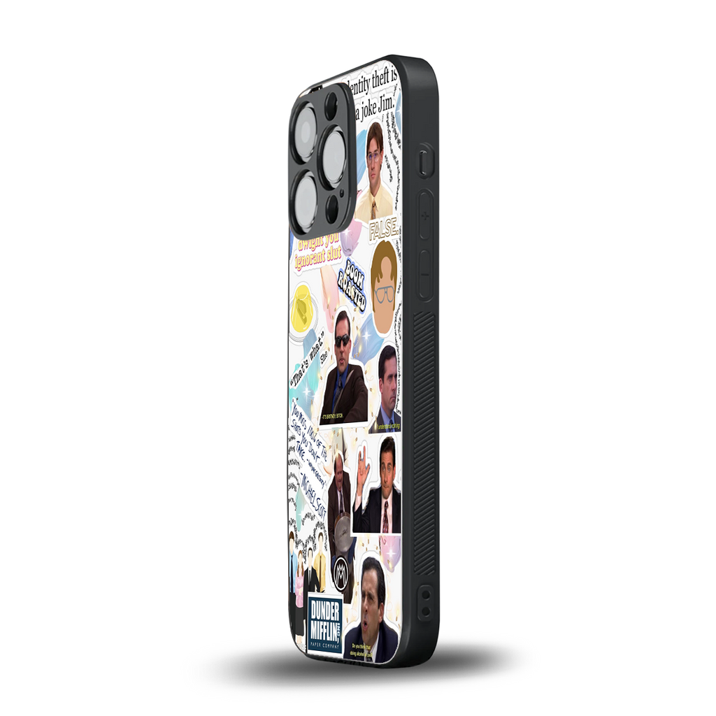 office mix back phone cover | glass case for iphone 13 pro