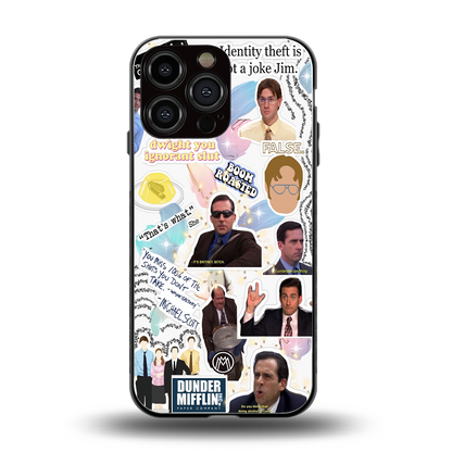 office mix back phone cover | glass case for iphone 14 pro max