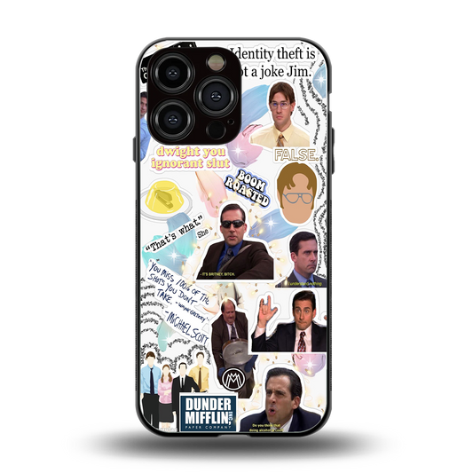 office mix back phone cover | glass case for iphone 14 pro max