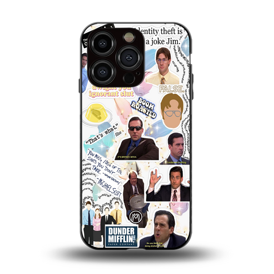 office mix back phone cover | glass case for iphone 15 pro