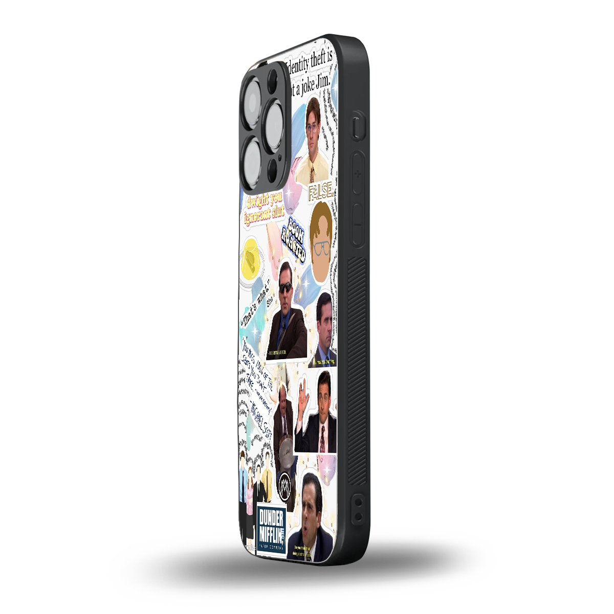 office mix back phone cover | glass case for iphone 16 pro max