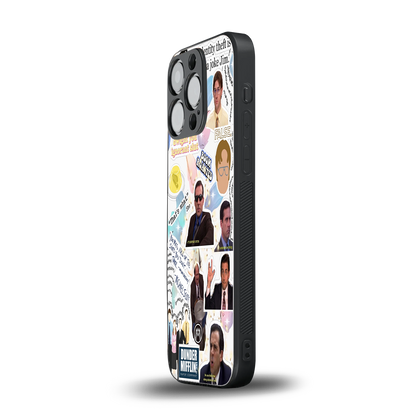 office mix back phone cover | glass case for iphone 16 pro