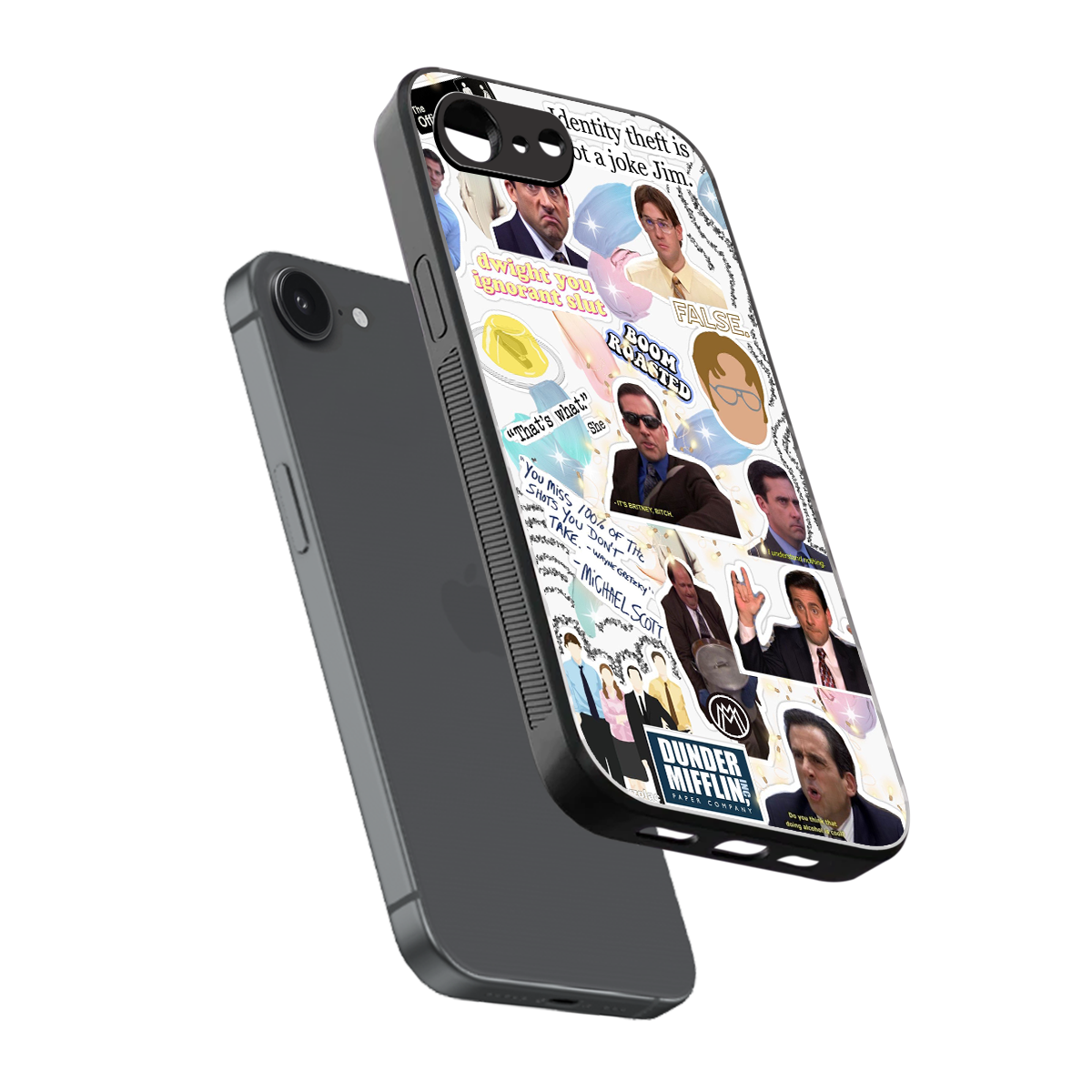 office mix back phone cover | glass case for iphone 16e