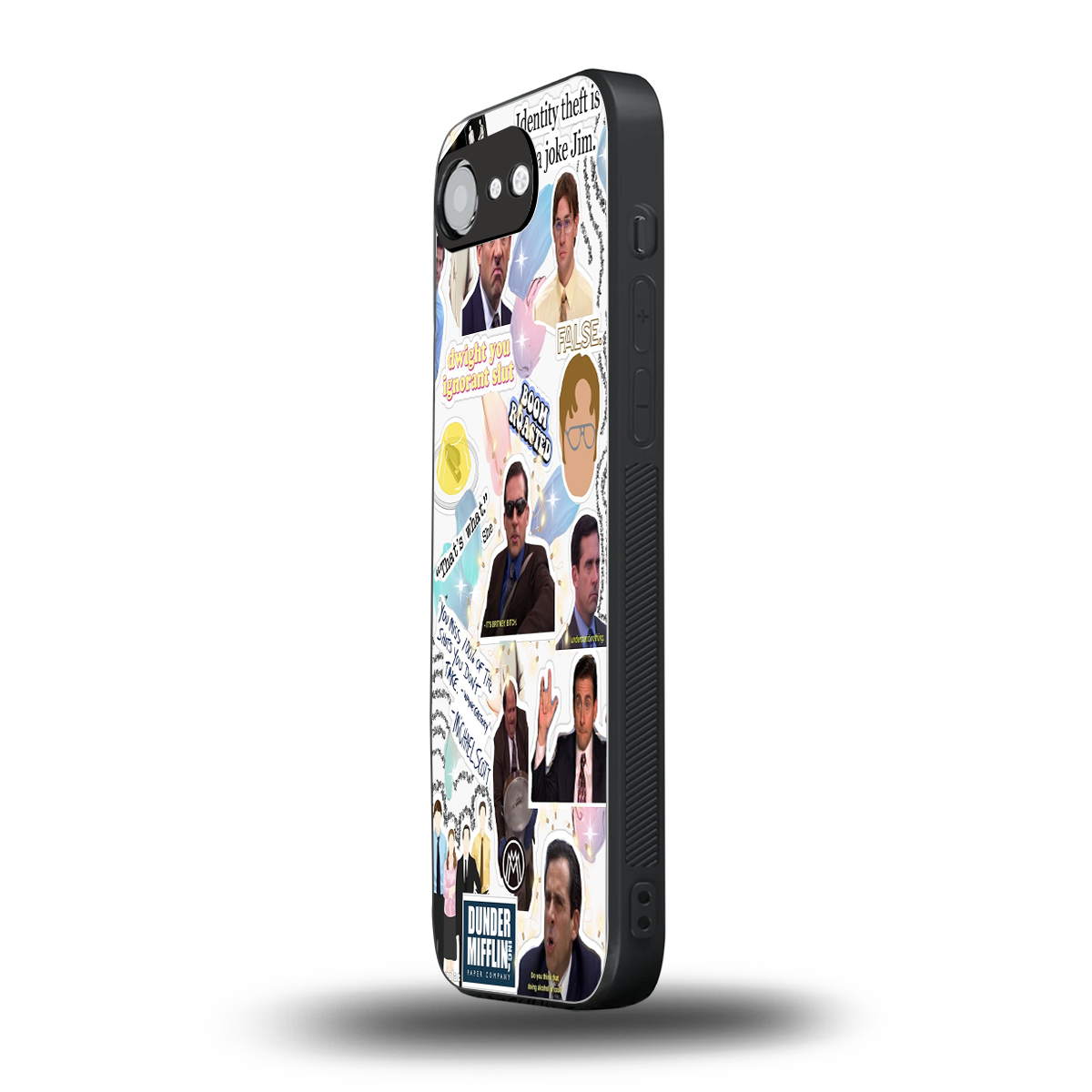 office mix back phone cover | glass case for iphone 16e