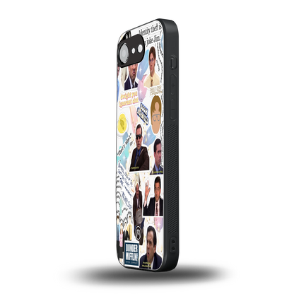 office mix back phone cover | glass case for iphone 16e