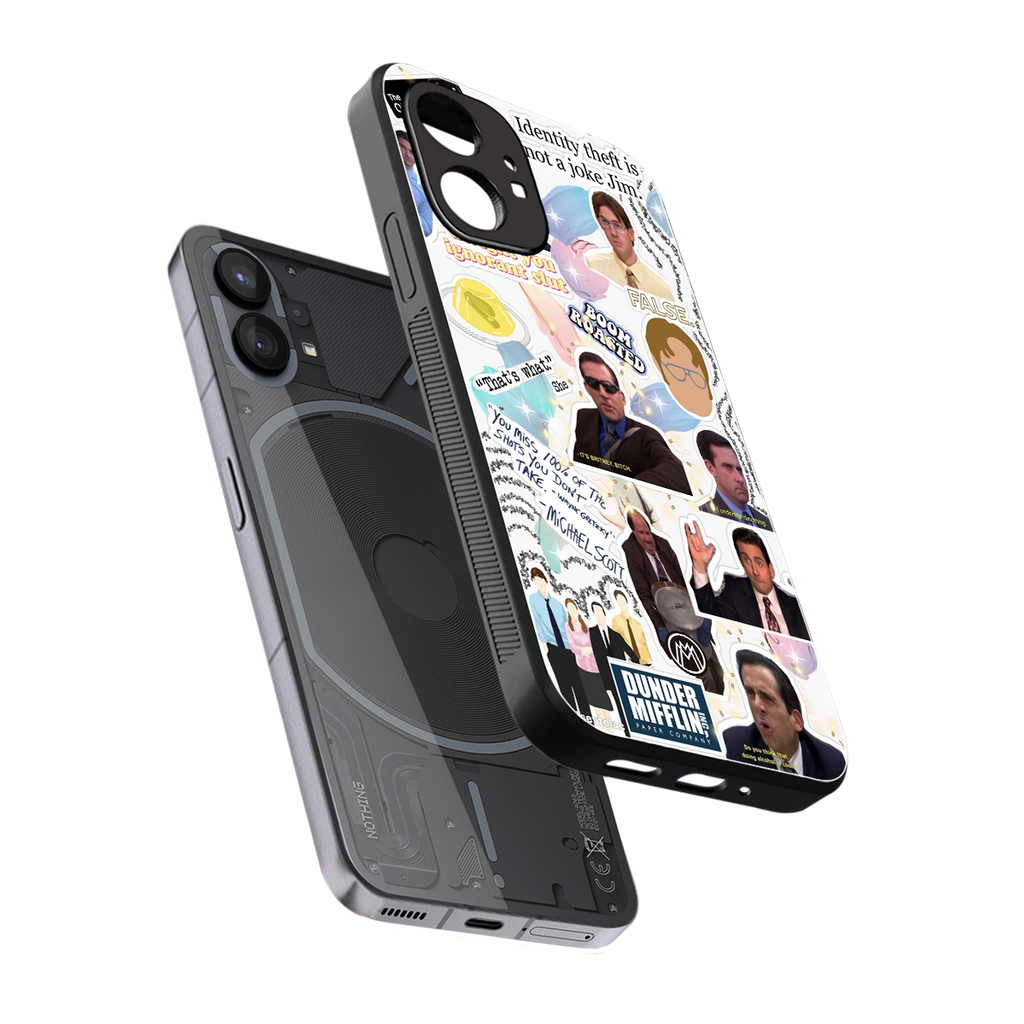 office mix back phone cover | glass case for nothing phone 1