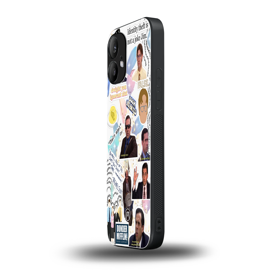 office mix back phone cover | glass case for nothing phone 2