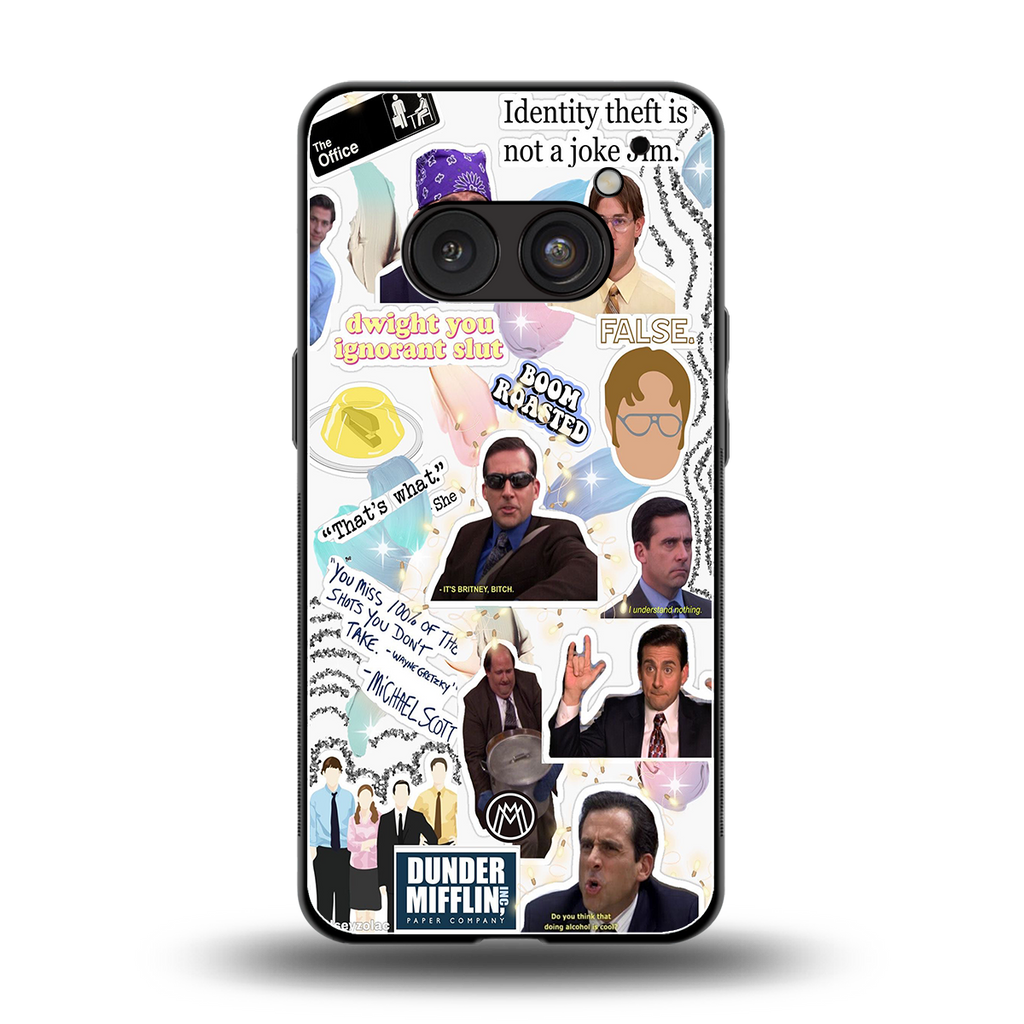 office mix back phone cover | glass case for nothing phone 2a