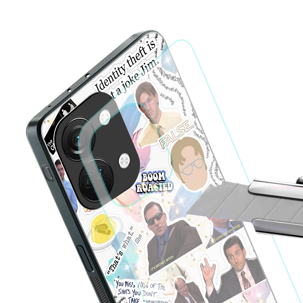 office mix back phone cover | glass case for oneplus nord 3