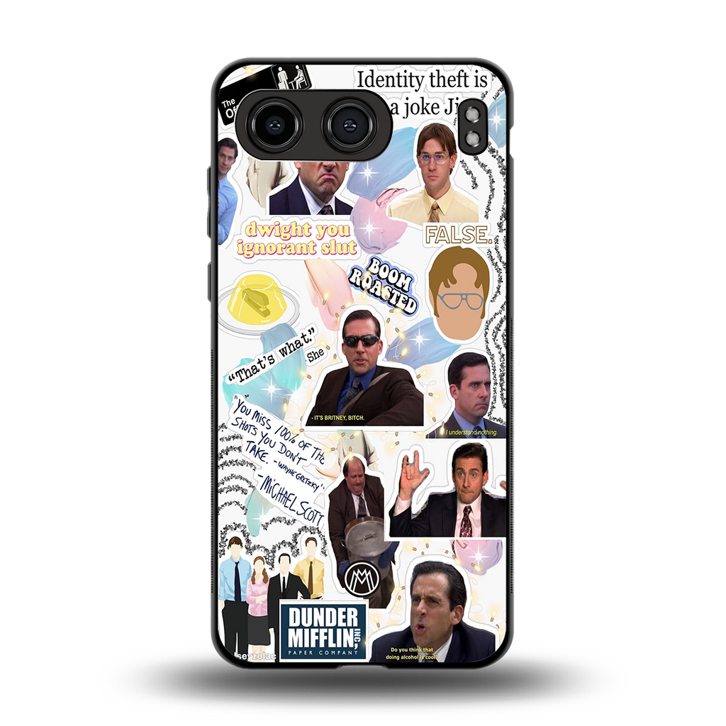 office mix back phone cover | glass case for oneplus nord 4