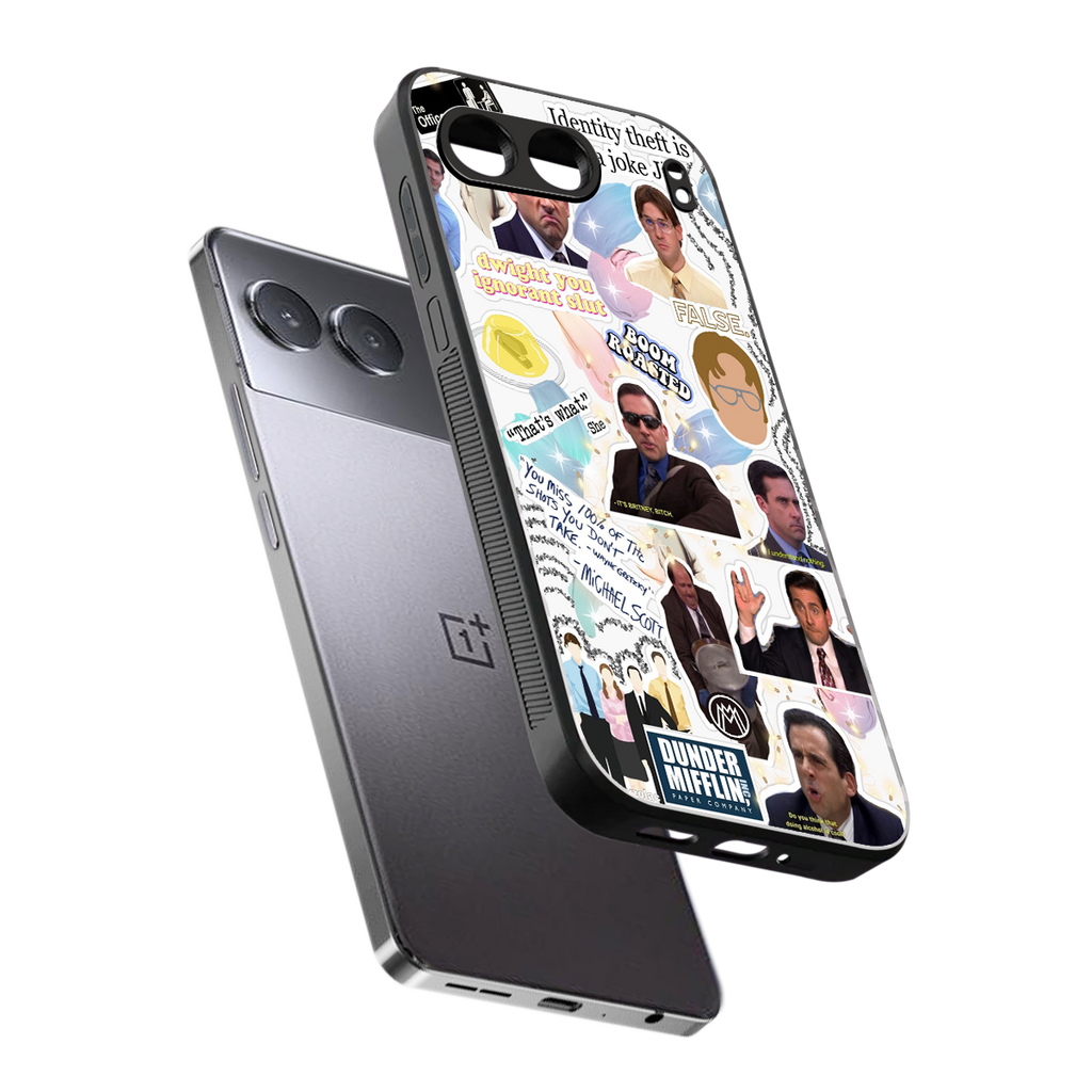 office mix back phone cover | glass case for oneplus nord 4