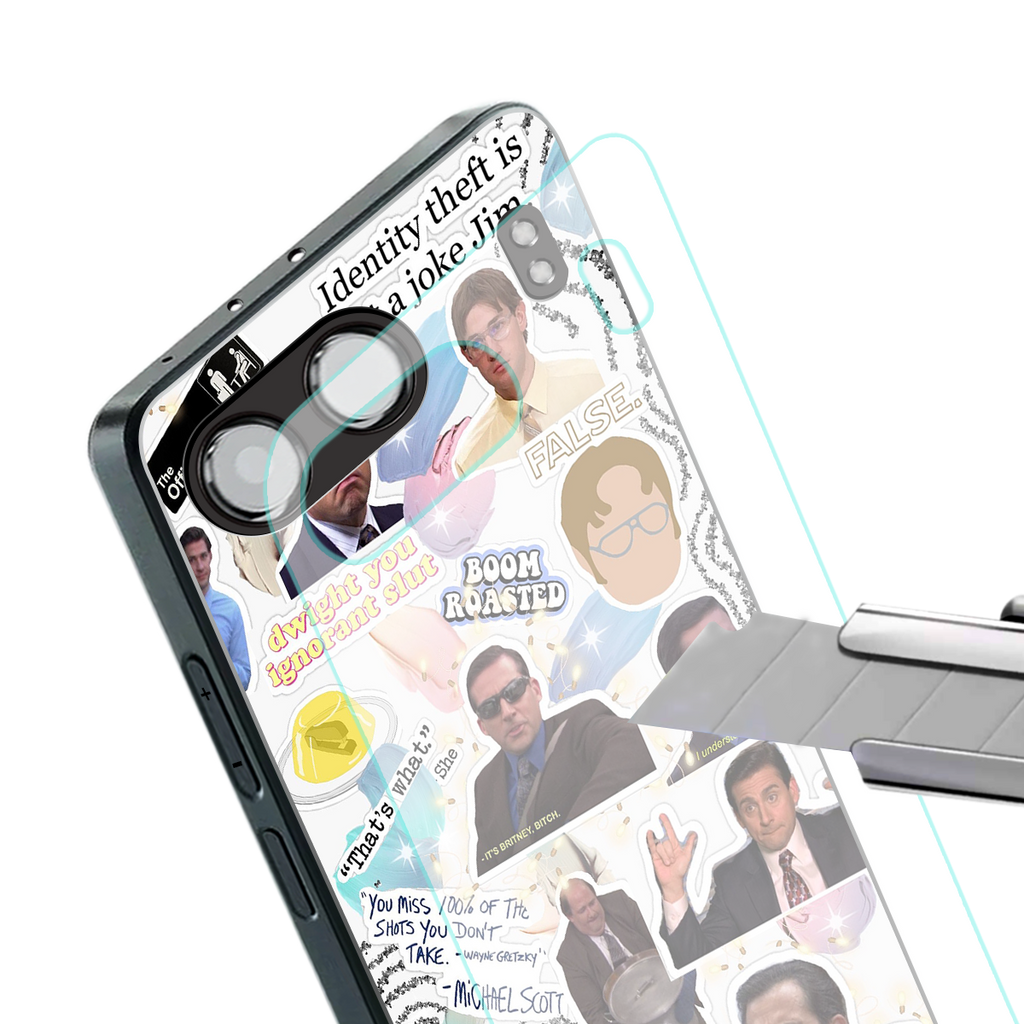 office mix back phone cover | glass case for oneplus nord 4