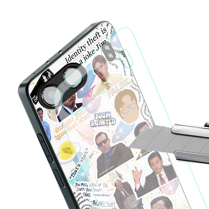 office mix back phone cover | glass case for oneplus nord 4