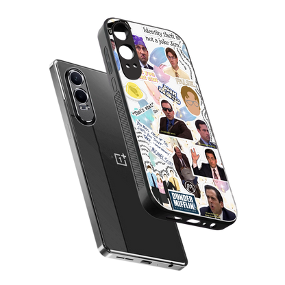office mix back phone cover | glass case for oneplus nord ce 4 lite