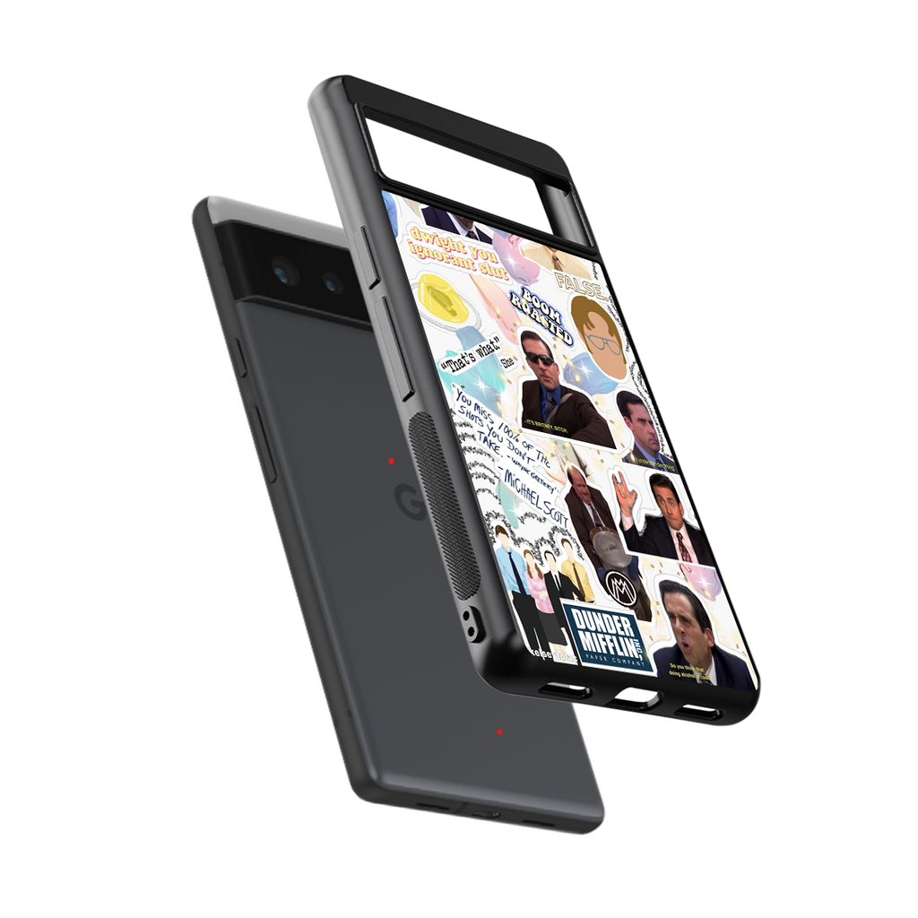 office mix back phone cover | glass case for Google Pixel 6A