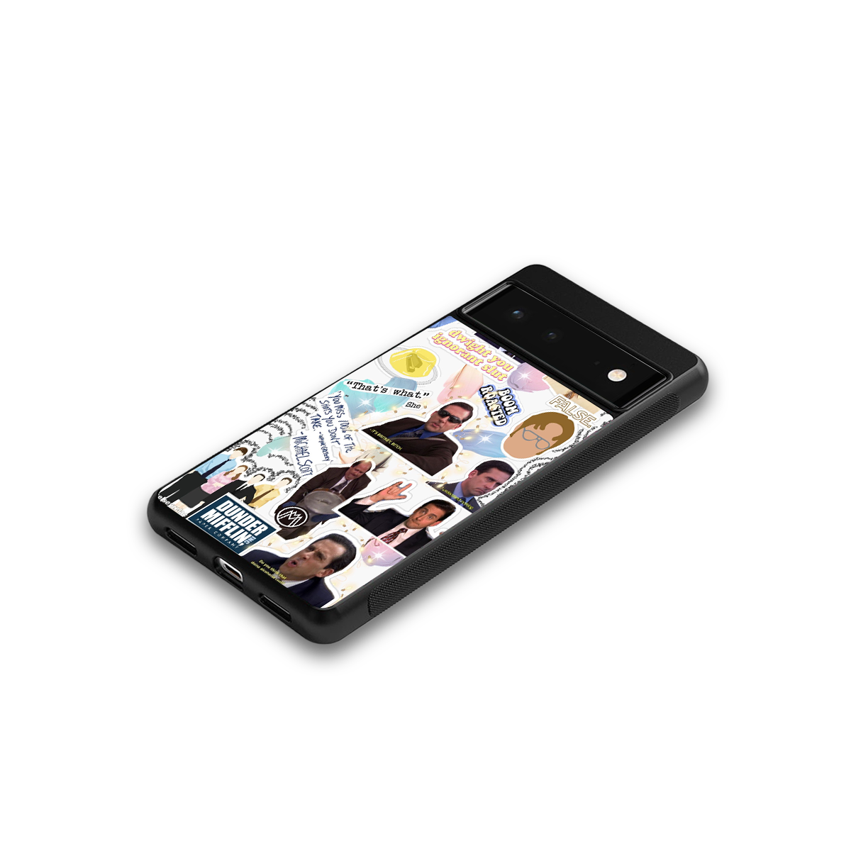 office mix back phone cover | glass case for Google Pixel 6A