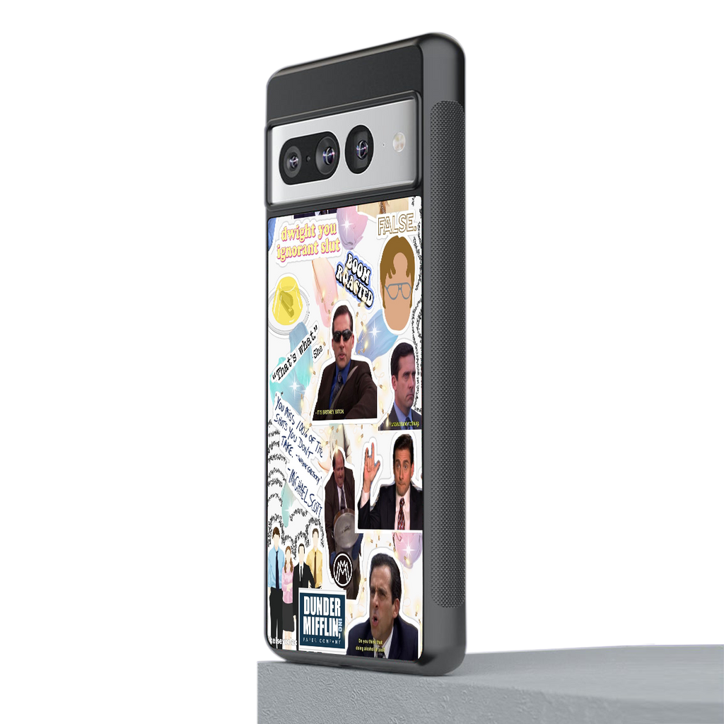 office mix back phone cover | glass case for google pixel 7 pro