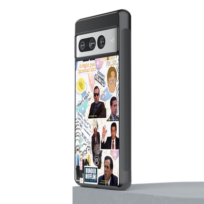 office mix back phone cover | glass case for google pixel 7 pro