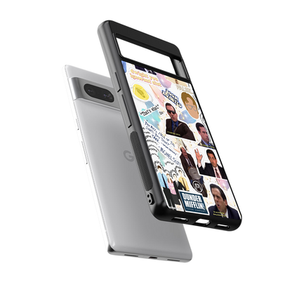 office mix back phone cover | glass case for Google Pixel 7A