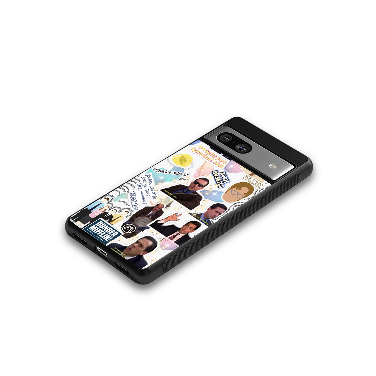 office mix back phone cover | glass case for Google Pixel 7A