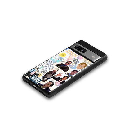 office mix back phone cover | glass case for Google Pixel 7A