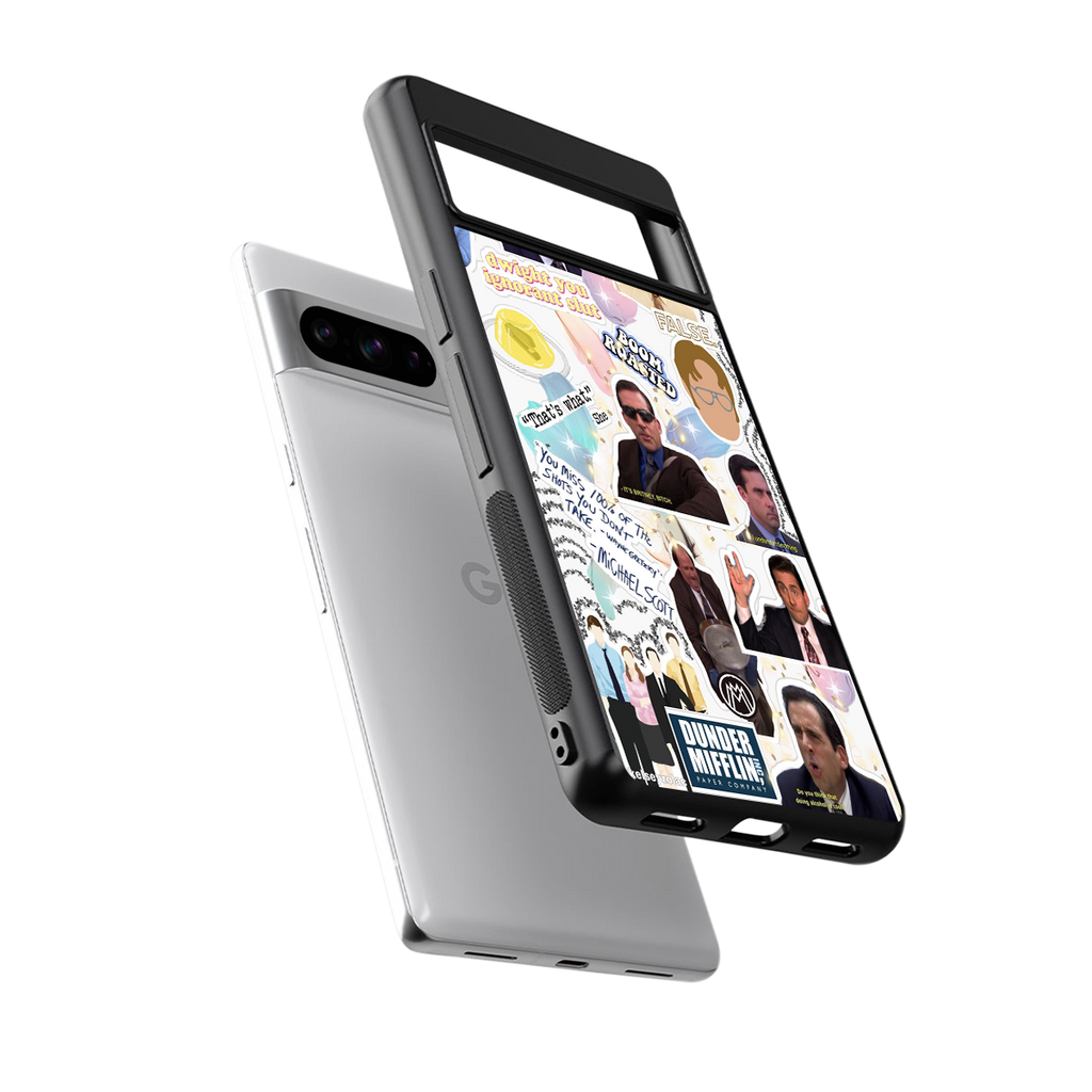 office mix back phone cover | glass case for google pixel 8 pro
