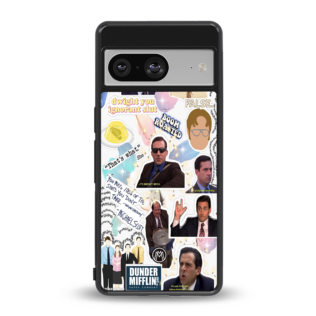 office mix back phone cover | glass case for Google Pixel 8