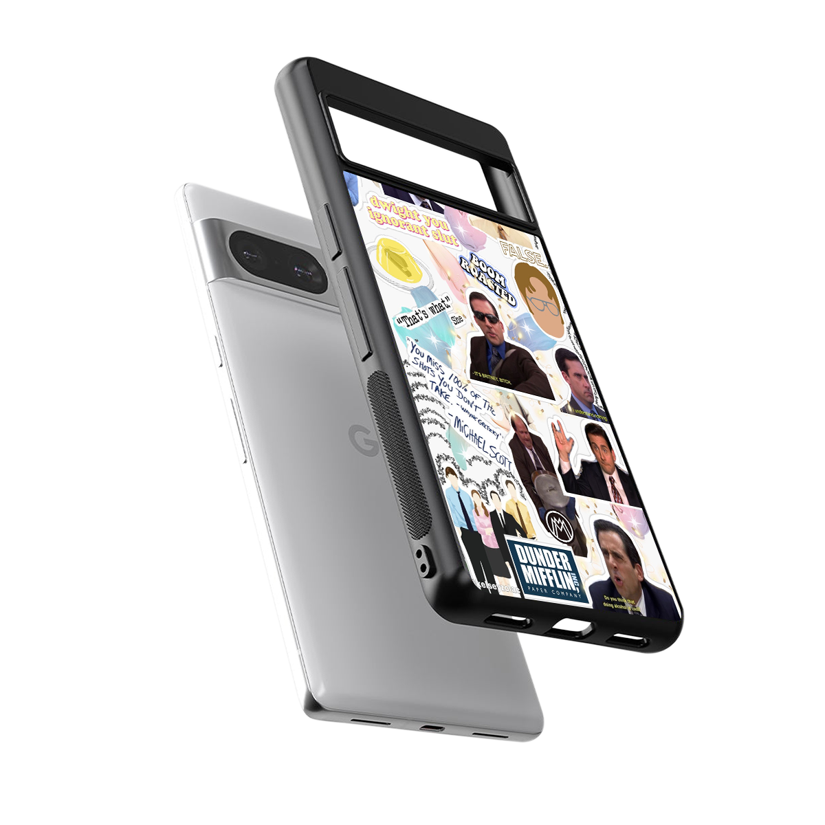 office mix back phone cover | glass case for Google Pixel 8
