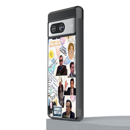 office mix back phone cover | glass case for Google Pixel 8