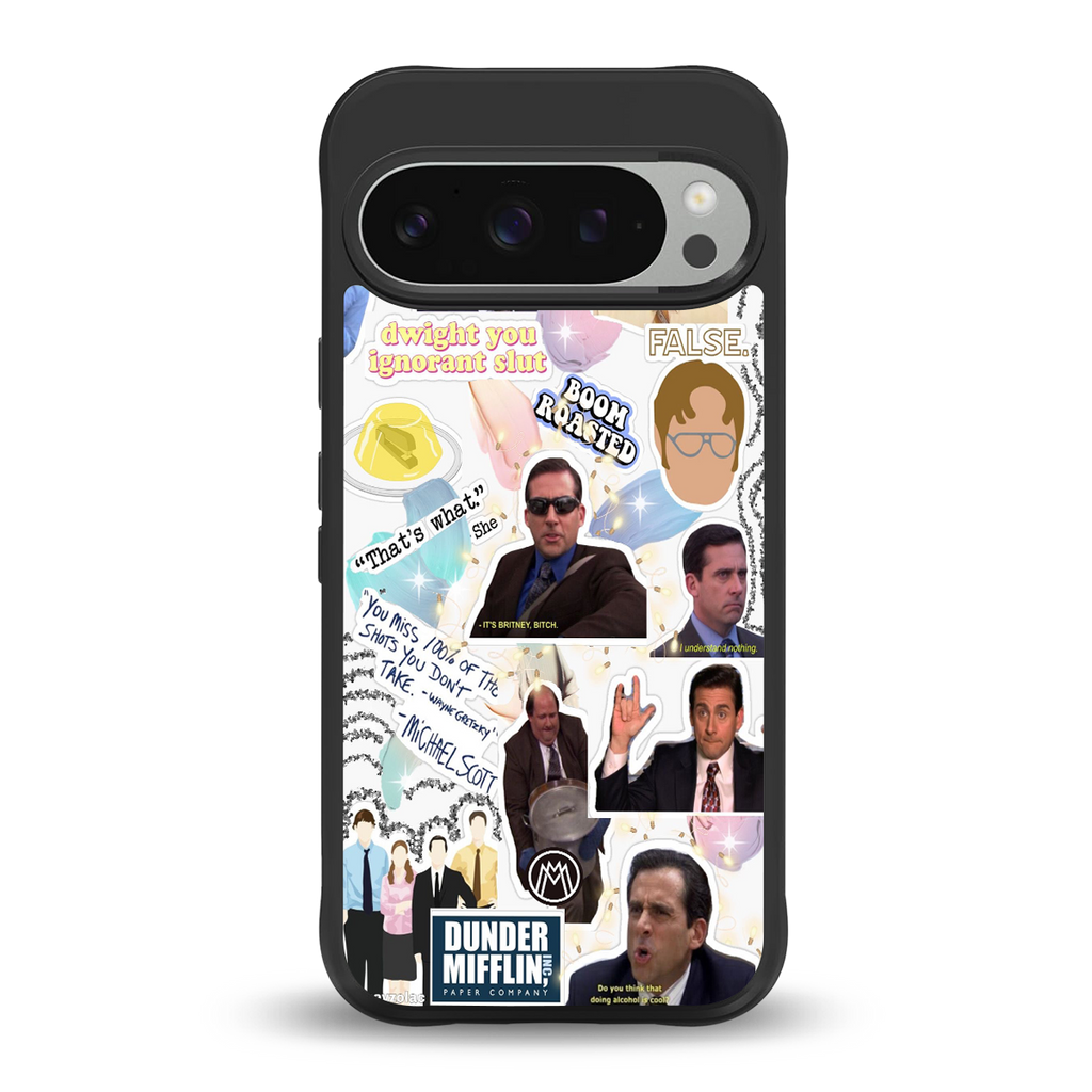 office mix back phone cover | glass case for google pixel 9 pro xl