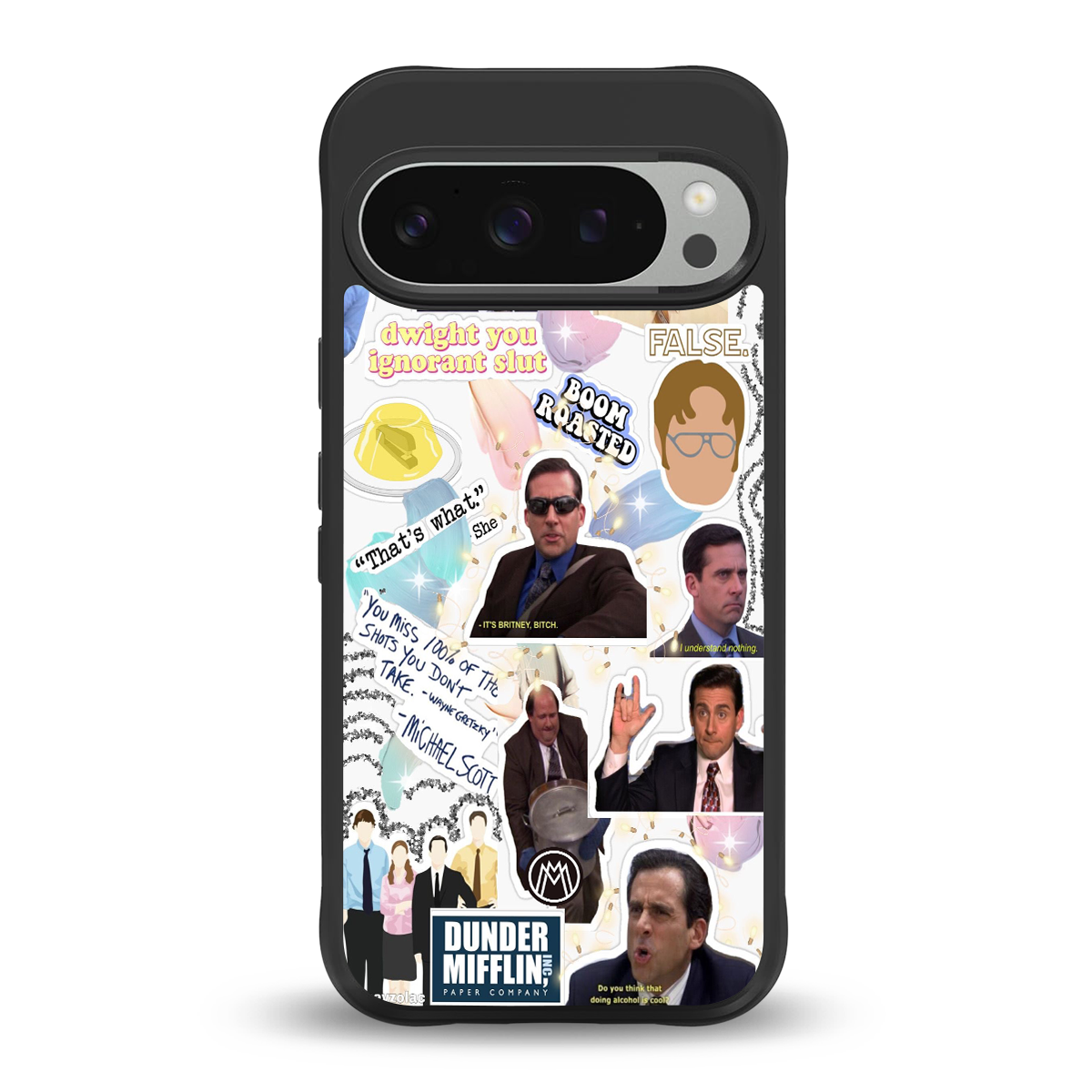 office mix back phone cover | glass case for google pixel 9 pro xl