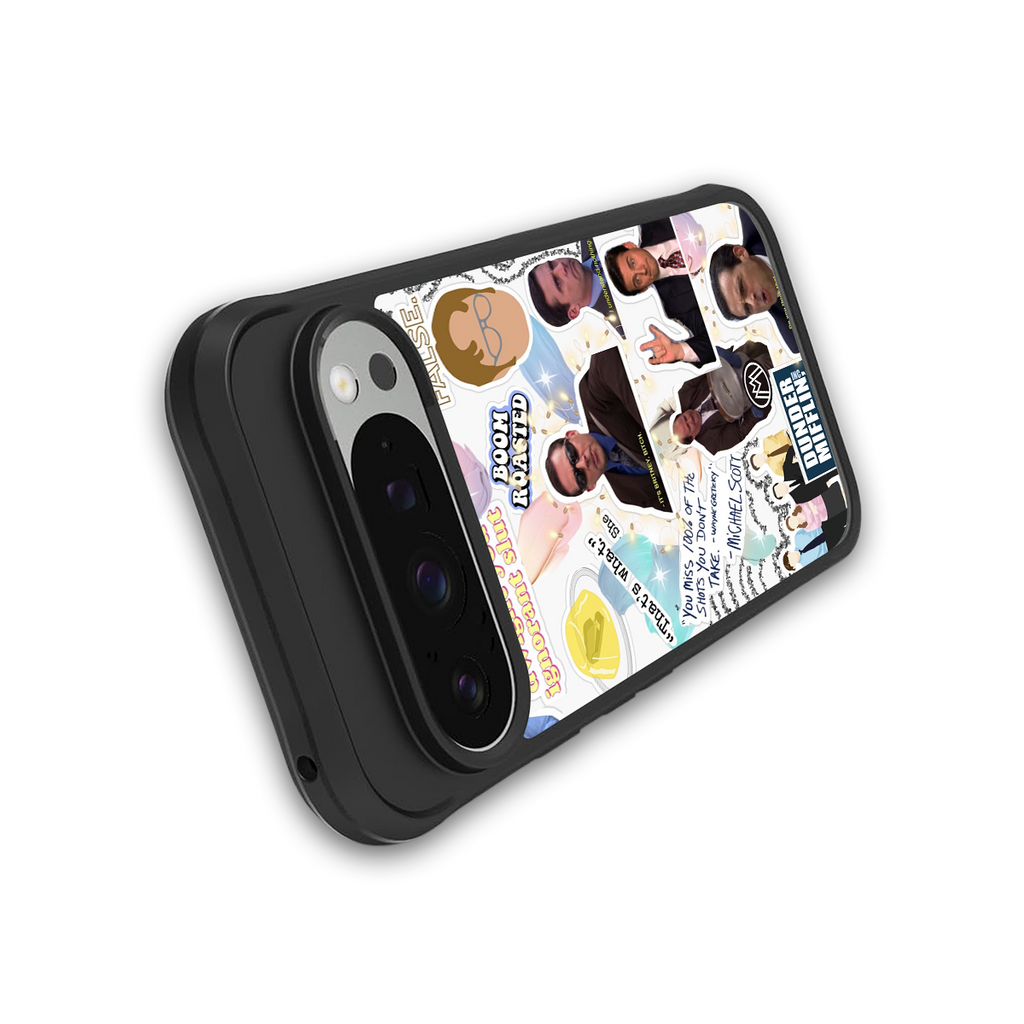 office mix back phone cover | glass case for google pixel 9 pro