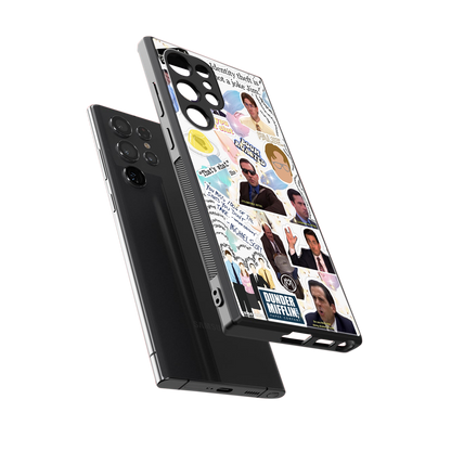 office mix back phone cover | glass case for samsung galaxy s23 ultra