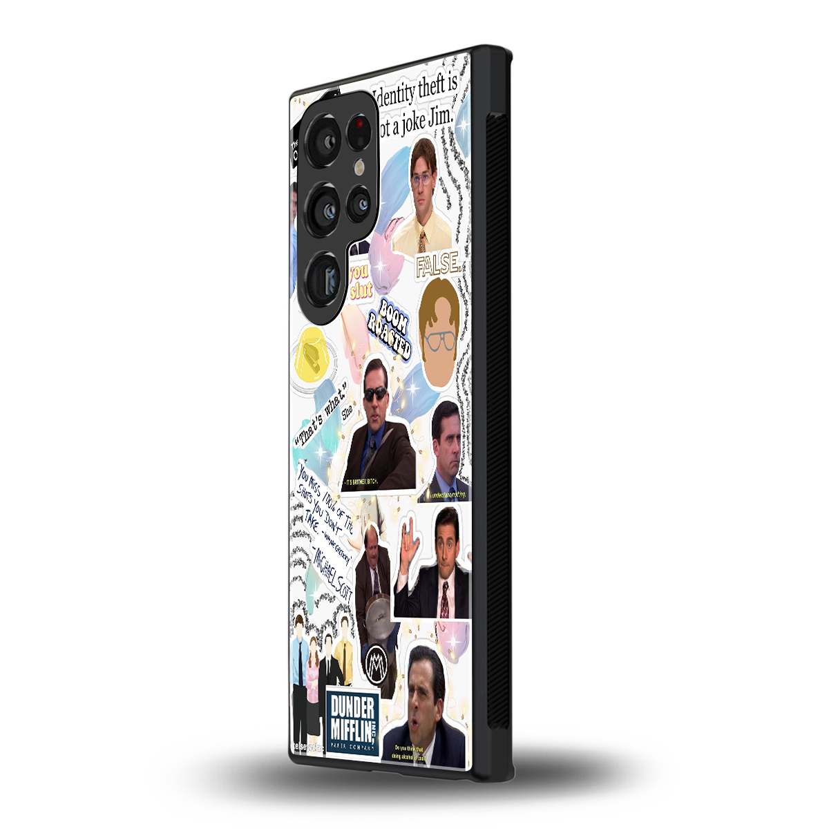 office mix back phone cover | glass case for samsung galaxy s24 ultra