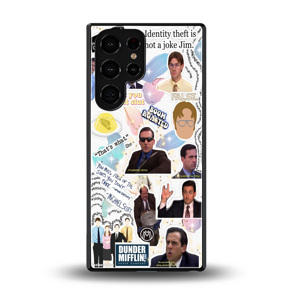 office mix back phone cover | glass case for samsung galaxy s25 ultra