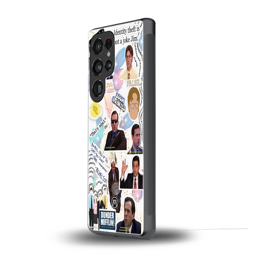 office mix back phone cover | glass case for samsung galaxy s25 ultra