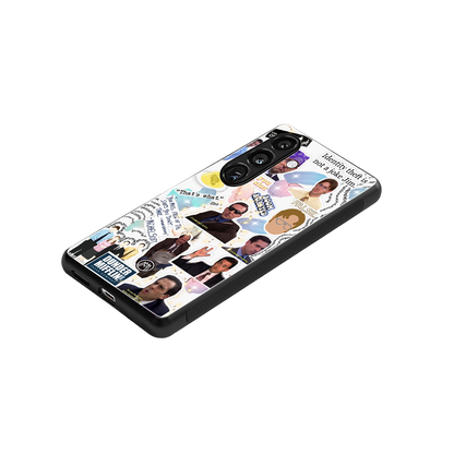 office mix back phone cover | glass case for samsung galaxy s24 plus