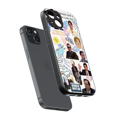 office mix back phone cover | glass case for iphone 15