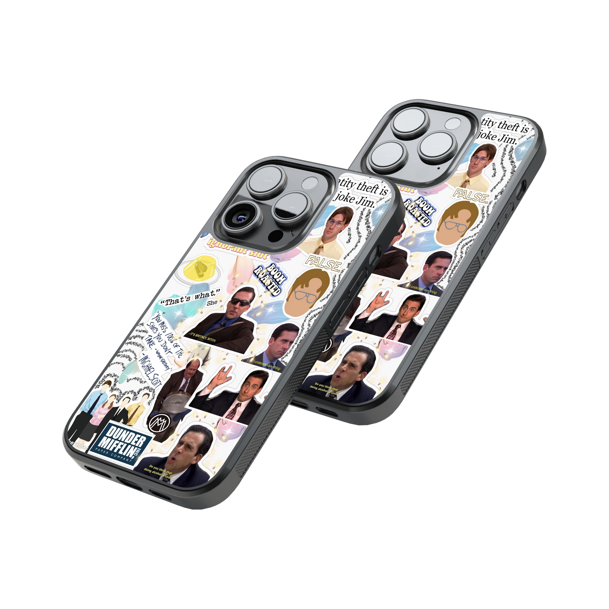 Protective Glass Back Phone Case Compatible with iPhone, Samsung, OnePlus, Pixel & More