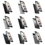 Durable Glass Back Mobile Case for iPhone, Samsung, OnePlus, Google Pixel, Redmi, Vivo, Oppo