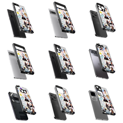 Durable Glass Back Mobile Case for iPhone, Samsung, OnePlus, Google Pixel, Redmi, Vivo, Oppo