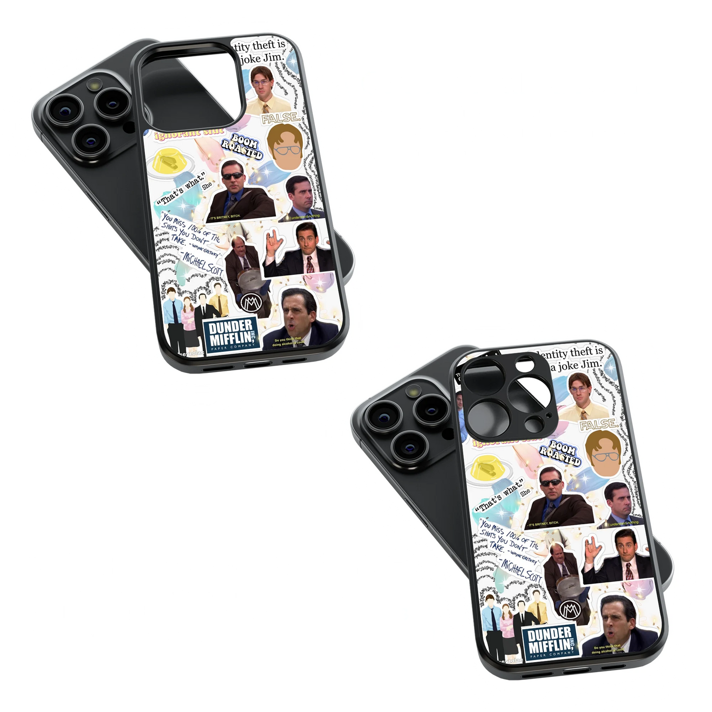 Trendy Glass Back Mobile Case for iPhone, Samsung, Redmi, OnePlus, Google Pixel, Motorola